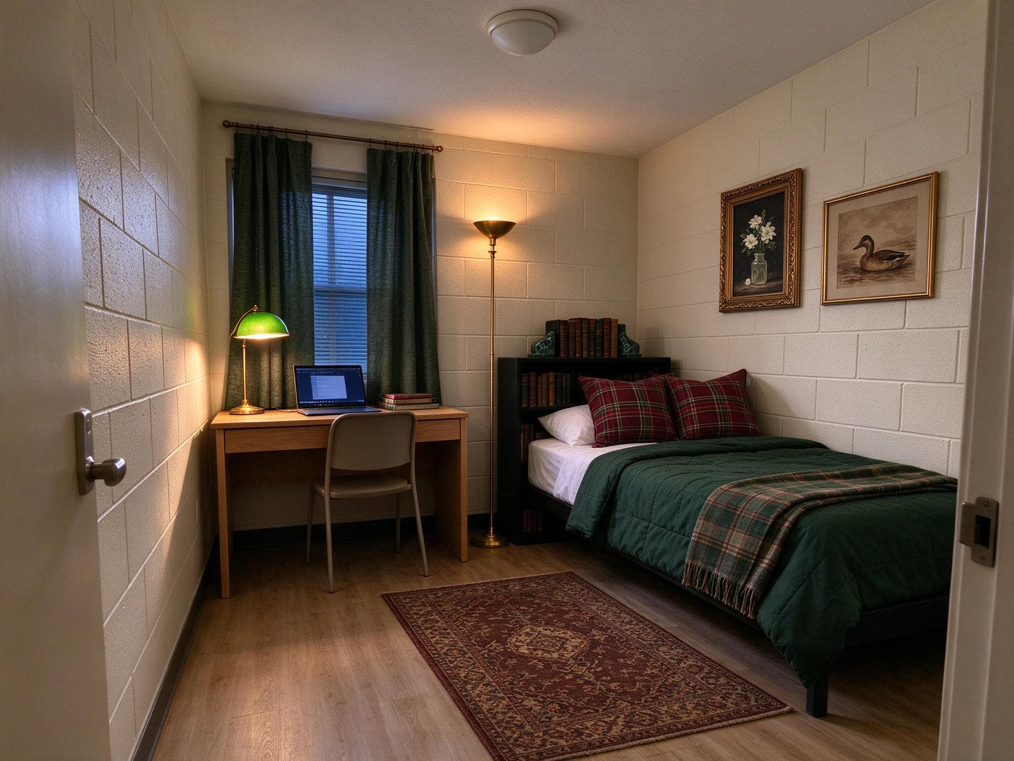 Dark Academia Dorm, styled with real products